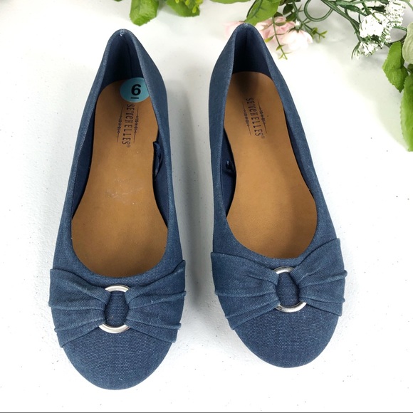 Seychelles Shoes - Seychelles Blue sandals slip on size 6 (#42)